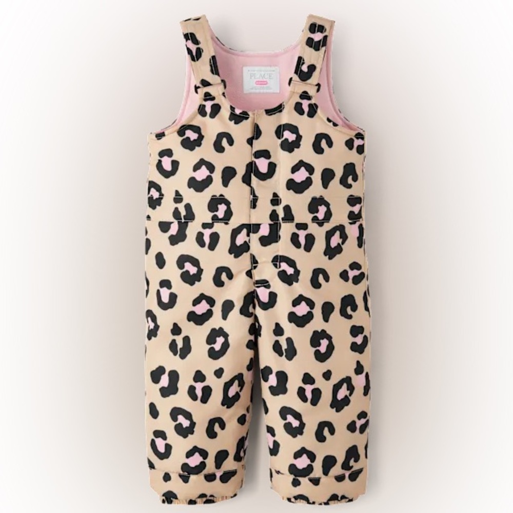 Sz 18-24 M The children’s place Leopard Print Overalls